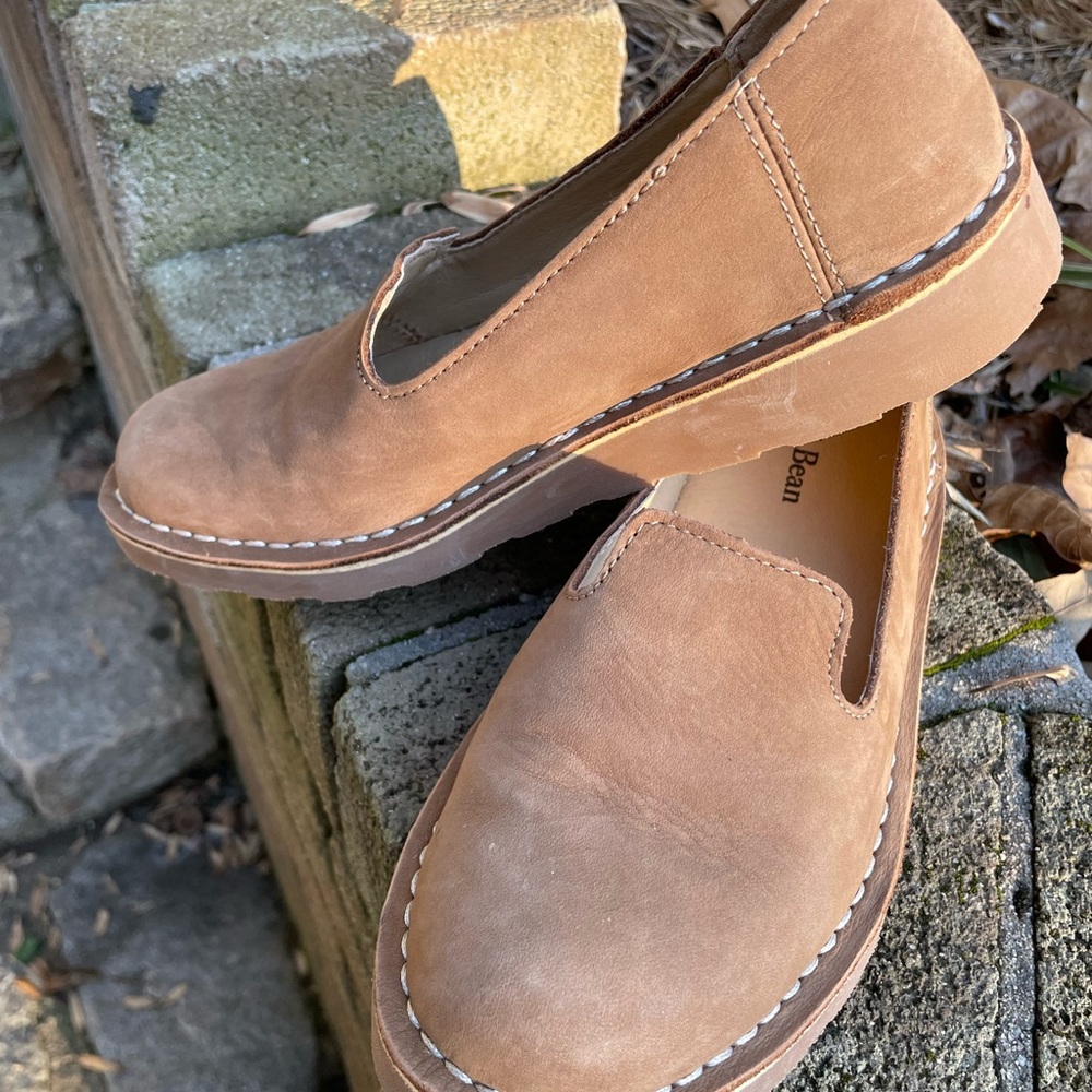 LL bean suede women’s loafer